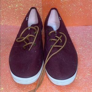 Burgundy Keds